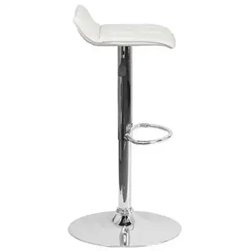 Flash Furniture DS-801B-WH-GG Bar Stool, Swivel, Indoor