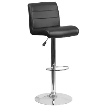 Flash Furniture DS-8101B-BK-GG Bar Stool, Swivel, Indoor