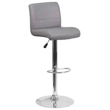 Flash Furniture DS-8101B-GY-GG Bar Stool, Swivel, Indoor