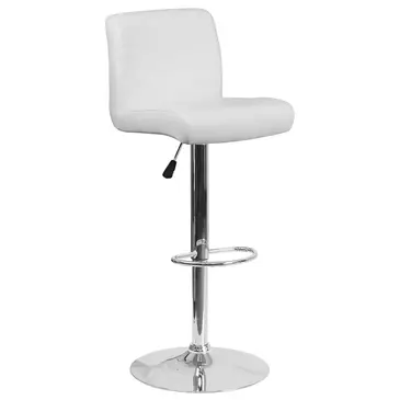 Flash Furniture DS-8101B-WH-GG Bar Stool, Swivel, Indoor