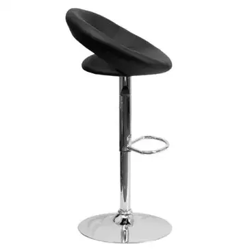 Flash Furniture DS-811-BK-GG Bar Stool, Swivel, Indoor