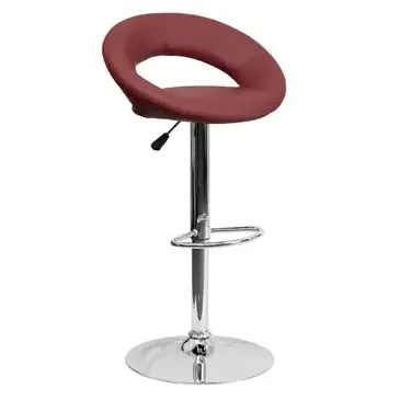 Flash Furniture DS-811-BURG-GG Bar Stool, Swivel, Indoor