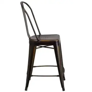 Flash Furniture ET-3534-24-COP-GG Bar Stool, Outdoor