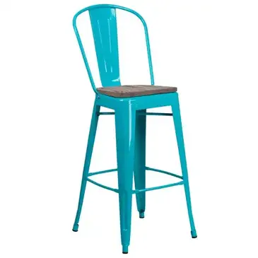 Flash Furniture ET-3534-30-CB-WD-GG Bar Stool, Indoor