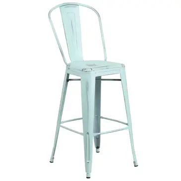 Flash Furniture ET-3534-30-DB-GG Bar Stool, Outdoor