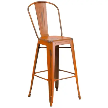 Flash Furniture ET-3534-30-OR-GG Bar Stool, Outdoor