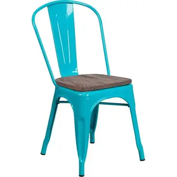 Flash Furniture ET-3534-CB-WD-GG Chair, Side, Stacking, Indoor