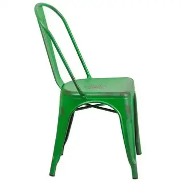 Flash Furniture ET-3534-GN-GG Chair, Side, Stacking, Outdoor