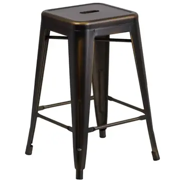 Flash Furniture ET-BT3503-24-COP-GG Bar Stool, Stacking, Indoor