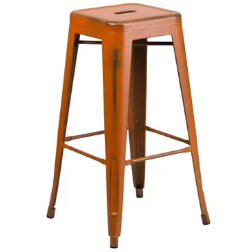 Flash Furniture ET-BT3503-30-OR-GG Bar Stool, Stacking, Indoor