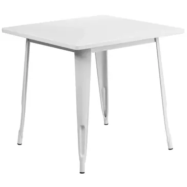 Flash Furniture ET-CT002-1-WH-GG Table, Indoor, Dining Height