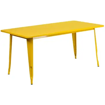 Flash Furniture ET-CT005-YL-GG Table, Indoor, Dining Height