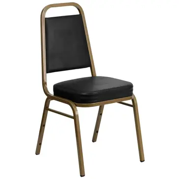 Flash Furniture FD-BHF-1-ALLGOLD-BK-GG Chair, Side, Stacking, Indoor