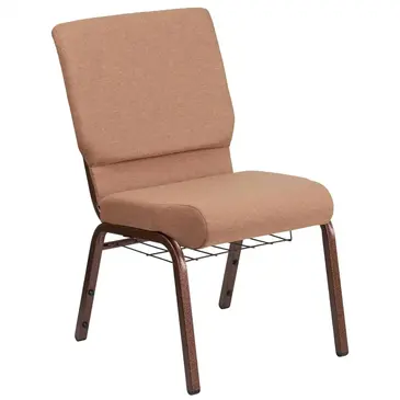 Flash Furniture FD-CH02185-CV-BN-BAS-GG Chair, Side, Stacking, Indoor