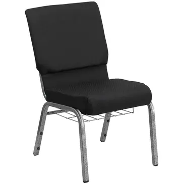 Flash Furniture FD-CH02185-SV-JP02-BAS-GG Chair, Side, Stacking, Indoor