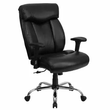 Flash Furniture GO-1235-BK-LEA-A-GG Chair, Swivel