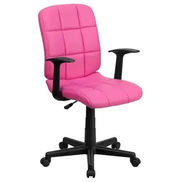 Flash Furniture GO-1691-1-PINK-A-GG Chair, Swivel