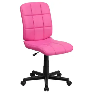 Flash Furniture GO-1691-1-PINK-GG Chair, Swivel