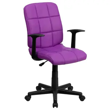 Flash Furniture GO-1691-1-PUR-A-GG Chair, Swivel