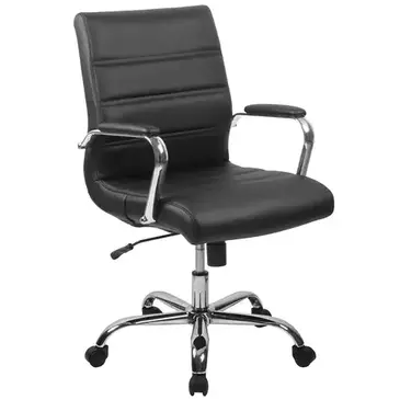 Flash Furniture GO-2286M-BK-GG Chair, Swivel