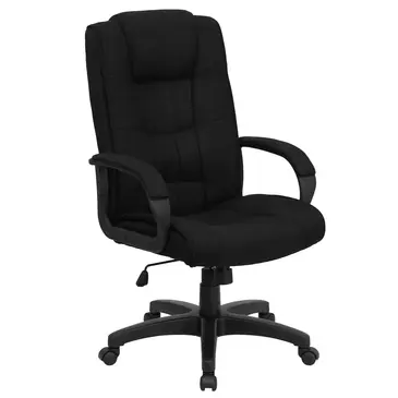 Flash Furniture GO-5301B-BK-GG Chair, Swivel