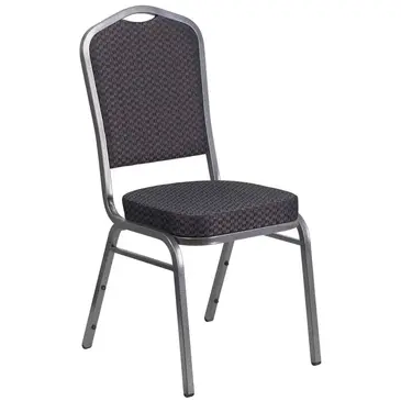 Flash Furniture HF-C01-SV-E26-BK-GG Chair, Side, Stacking, Indoor