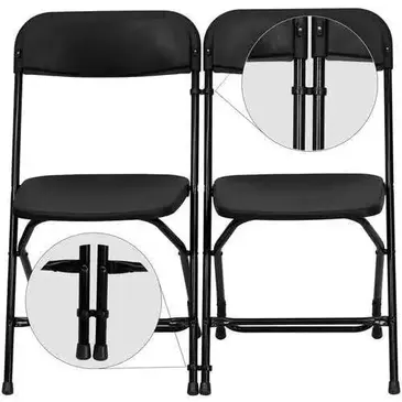Flash Furniture LE-3-BK-GANG-GG Chair Bar Stool Seating Accessories