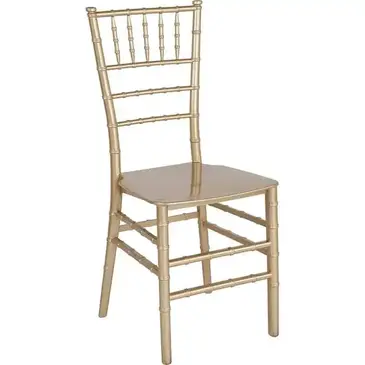 Flash Furniture LE-GOLD-M-GG Chair, Side, Stacking, Outdoor