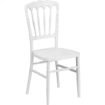 Flash Furniture LE-L-MON-WH-GG Chair, Side, Stacking, Outdoor