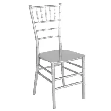 Flash Furniture LE-SILVER-M-GG Chair, Side, Stacking, Outdoor