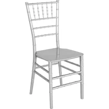 Flash Furniture LE-SILVER-M-GG Chair, Side, Stacking, Outdoor