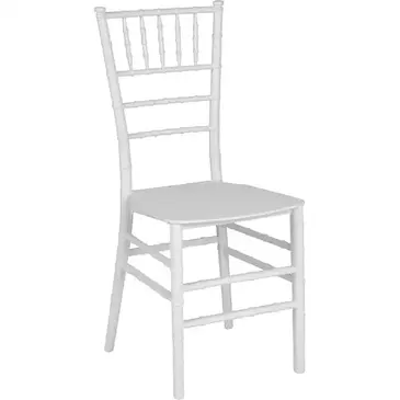 Flash Furniture LE-WHITE-M-GG Chair, Side, Stacking, Outdoor