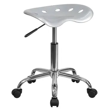 Flash Furniture LF-214A-SILVER-GG Work Stool