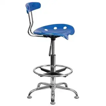 Flash Furniture LF-215-BRIGHTBLUE-GG Work Stool