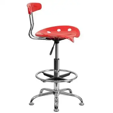 Flash Furniture LF-215-CHERRYTOMATO-GG Work Stool