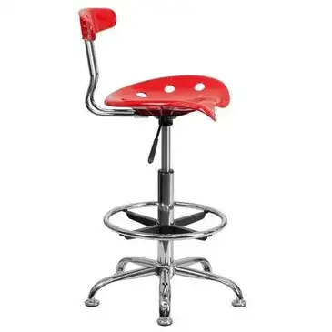 Flash Furniture LF-215-RED-GG Work Stool