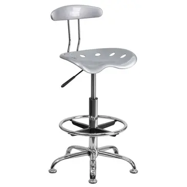 Flash Furniture LF-215-SILVER-GG Work Stool