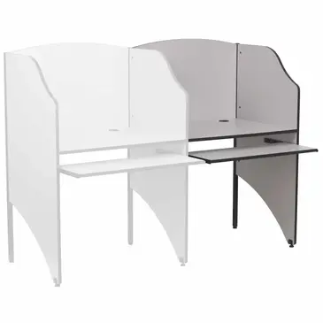 Flash Furniture MT-M6202-GY-ADD-GG Study Carrel