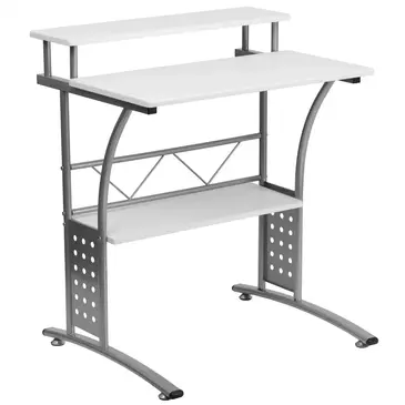 Flash Furniture NAN-CLIFTON-WH-GG Desk