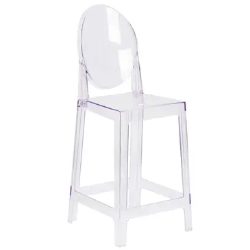 Flash Furniture OW-GHOSTBACK-24-GG Bar Stool, Outdoor