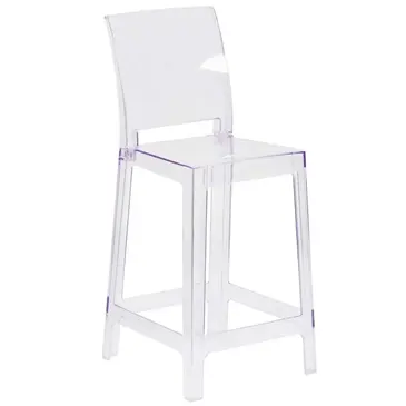 Flash Furniture OW-SQUAREBACK-24-GG Bar Stool, Outdoor