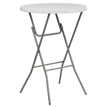 Flash Furniture RB-32RB-BAR-GW-GG Folding Table, Round