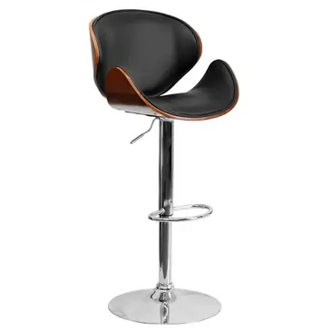 Flash Furniture SD-2203-WAL-GG Bar Stool, Swivel, Indoor