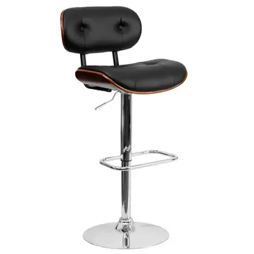 Flash Furniture SD-2228-WAL-GG Bar Stool, Swivel, Indoor