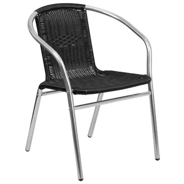 Flash Furniture TLH-020-BK-GG Chair, Armchair, Stacking, Outdoor