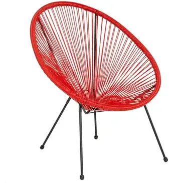 Flash Furniture TLH-094-RED-GG Chair, Lounge, Outdoor