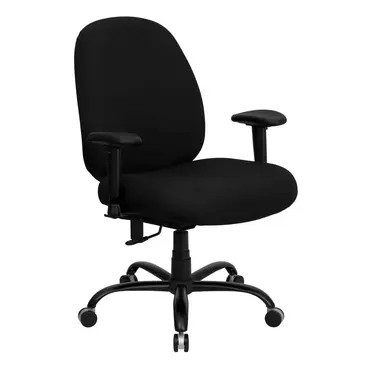 Flash Furniture WL-715MG-BK-A-GG Chair, Swivel