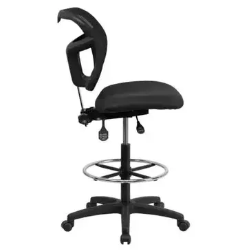 Flash Furniture WL-A7671SYG-BK-D-GG Work Stool