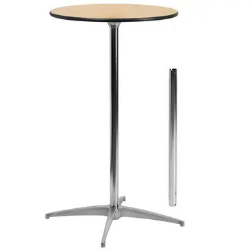 Flash Furniture XA-24-COTA-GG Table, Indoor, Adjustable Height