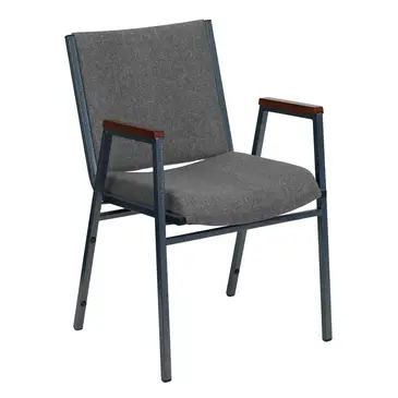 Flash Furniture XU-60154-GY-GG Chair, Armchair, Stacking, Indoor